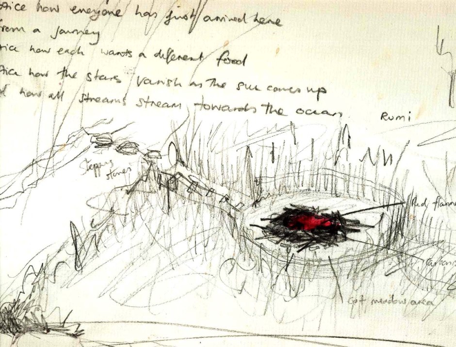 Plan for catherine lewis,  Melin Medi outdoor artwork